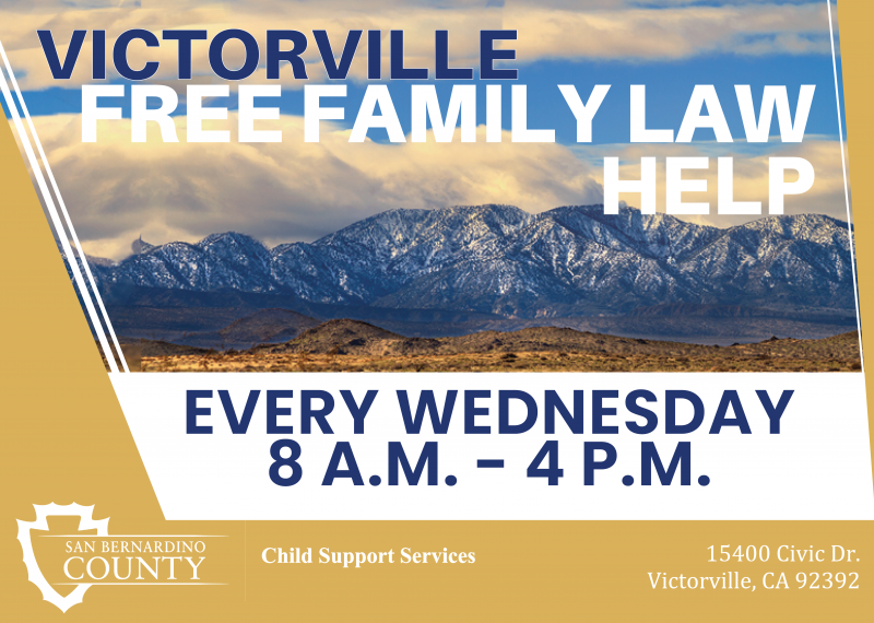 VICTORVILLE FREE FAMILY LAW HELP