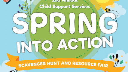 Spring Scavenger Hunt and Resource Fair flyer