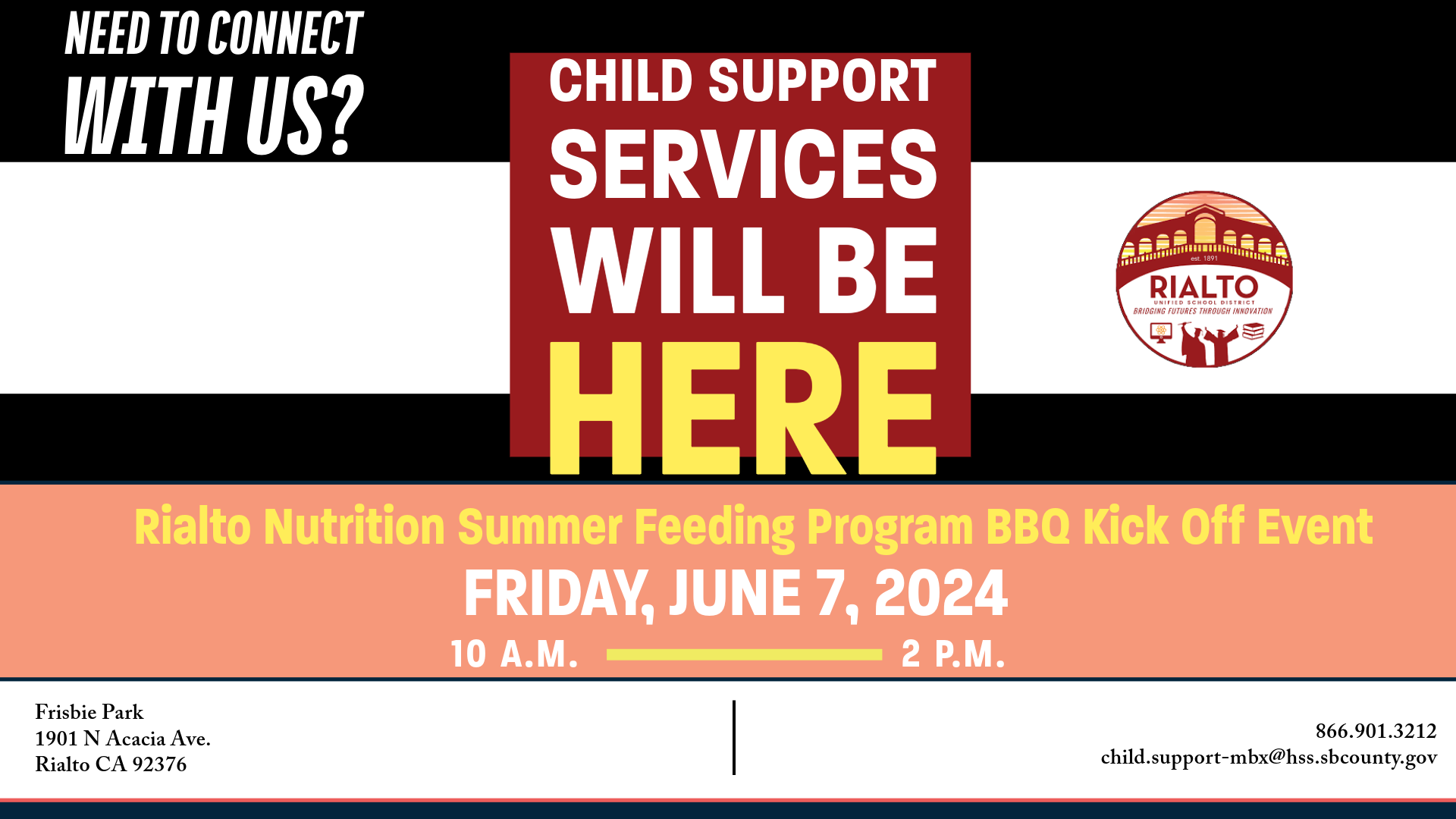 Rialto Nutrition Summer Feeding Program BBQ Kick Off Event