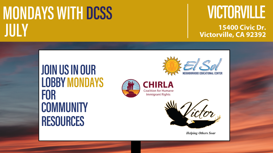 MONDAYS WITH DCSS JULY VICTORVILLE